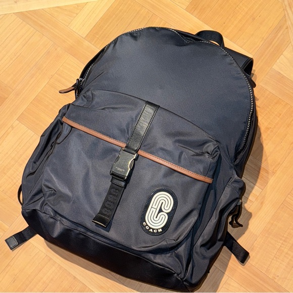 Coach Black and Brown Men's Backpack - Picture 1 of 15
